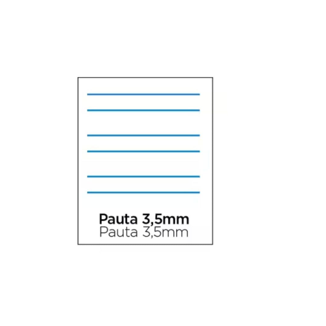 PAQUET 100 FULLS A4 PAUTA 3,5 c/m 90g
